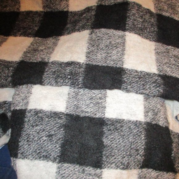 new without tags free people reversable wool cape o/s - Picture 4 of 4